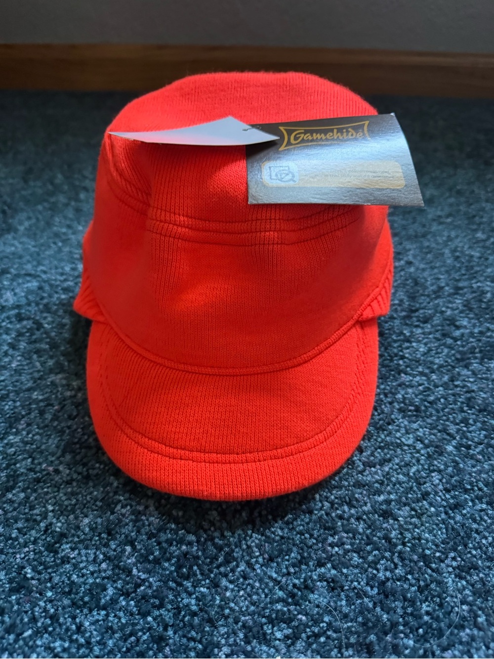Orange hunting hat